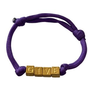 BRACELET MESSAGE "GIVE"