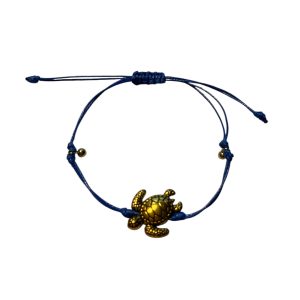 BRACELET CORDON BLEU ROY TORTUE